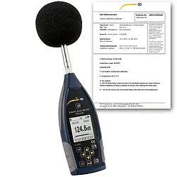 Class 1 Data-Logging Noise Dose Meter PCE-430-ICA incl. ISO Calibration Certificate