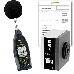 Class 1 Noise Meter PCE-432-SC 09-ICA with Calibrator incl. ISO Certificate