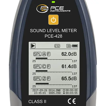 Sound Level Meter / Noise Level Meter Display