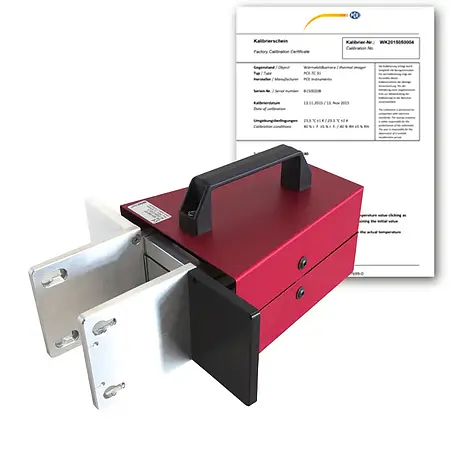 Closing Force Measuring Device BIA 600 BT for rail vehicle doors, sliding steps