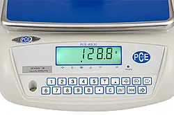 Compact Balance PCE-WS 30 display