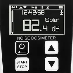 SPL Meter (Badge Type) PCE-MND 10 display
