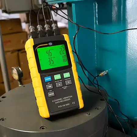 Condition Monitoring Vibration Meter PCE-VM 5000 application