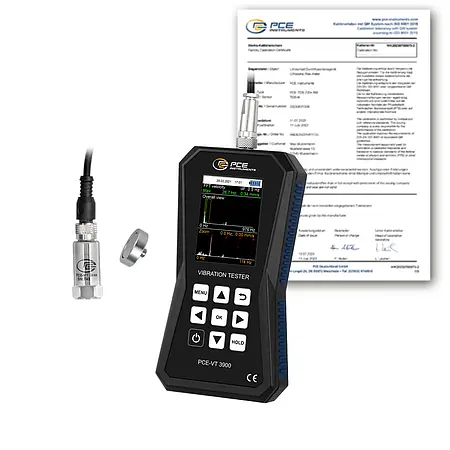 Condition Monitoring Vibration Meter PCE-VT 3900-ICA incl. ISO Calibration Cert.