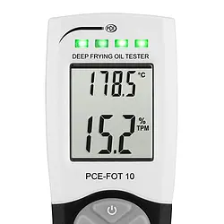 Cooking Oil Tester PCE-FOT 10 display