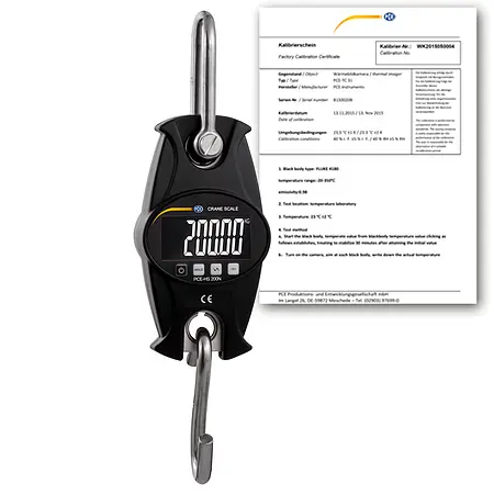 Crane Scale PCE-HS 200N-ICA incl. ISO Calibration Certificate