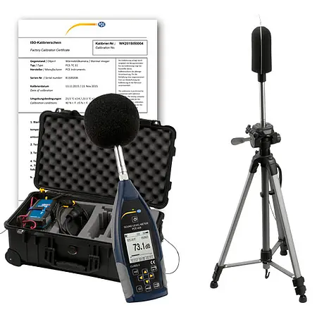 Data Logger with USB Interface PCE-428-EKIT-ICA incl. ISO Calibration Certificate