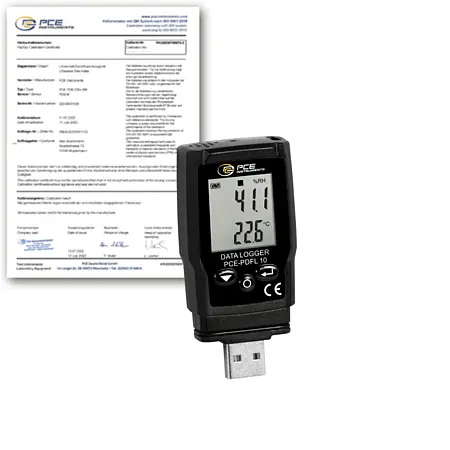 Data Logger with USB Interface PCE-PDFL 10-ICA