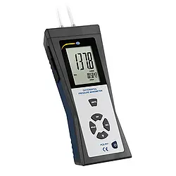 Differential Pressure Manometer PCE-P01-ICA Incl. ISO Calibration Certificate