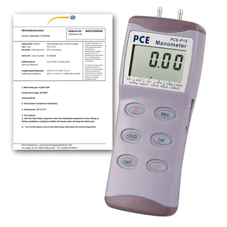 Differential Pressure Meter PCE-P15-ICA
