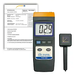 Electromagnetic Field Radiation Detector PCE-G28-ICA incl. ISO Calibration Certificate
