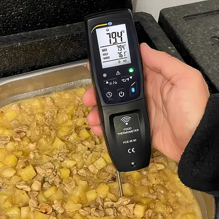 Food Infrared Thermometer PCE-IR 90 application