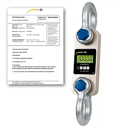 Force Gage PCE-DDM 10WI-ICA incl. ISO Calibration Certificate