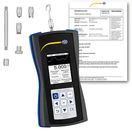 Force Gage PCE-DFG N 5 Incl. ISO Calibration Certificate