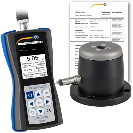 Force Gauge / Digital Force Gauge PCE-DFG N 10TW-ICA
