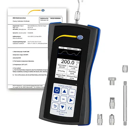 Force Gauge PCE-DFG N 200 Incl. ISO Calibration Certificate