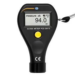 Gloss Meter Incl. ISO Calibration Certificate display.