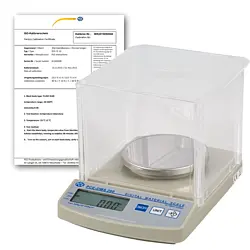 GSM Paper Basis Weight Scale PCE-DMS 200-ICA Incl. ISO Calibration Certificate