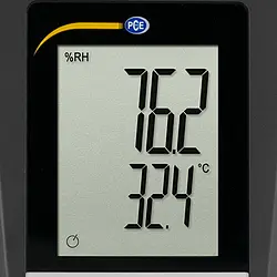 Handheld Humidity Detector PCE-HVAC 3-ICA Incl. ISO Calibration Certificate
