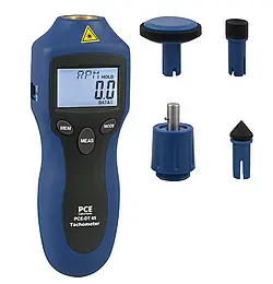 Handheld Tachometer PCE-DT 65-ICA Incl. ISO Calibration Certificate