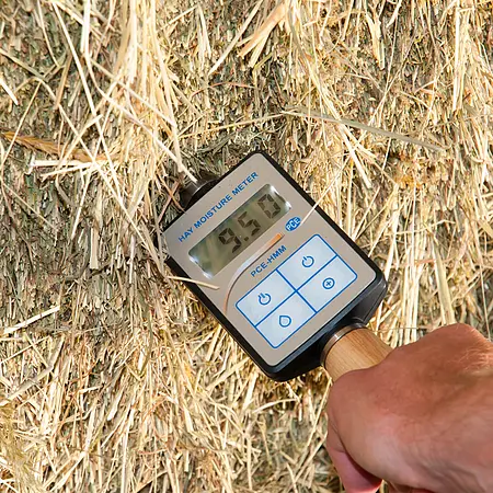 Hay Moisture Analyzer close up.