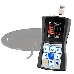 Human Vibration Recorder with Whole-Body Sensor PCE-VM 31-WB