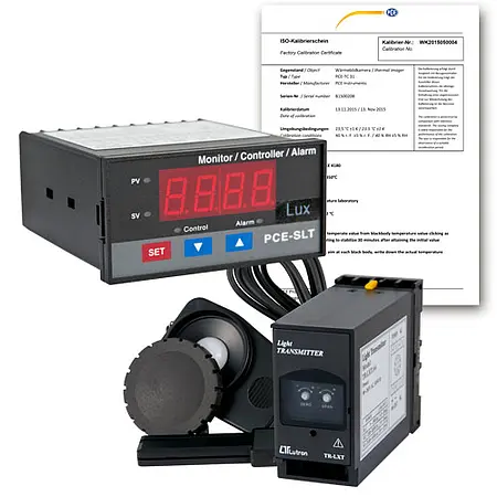 Illuminometer PCE-LXT-ICA incl. ISO calibration certificate