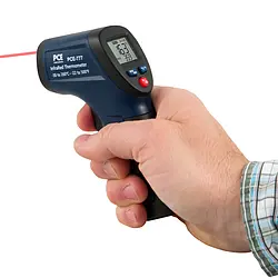 Infrared Thermometer PCE-777N in hand
