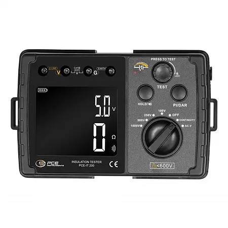 Insulation Tester PCE IT 200 ICA incl ISO calibration certificate Insulation Tester PCE IT 200 ICA incl ISO calibration certificate