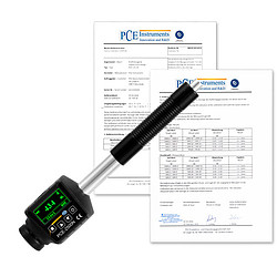 Material Hardness Tester for Metals w/ ISO Calibration Certificate PCE-2500N-ICA