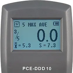 Material Tester PCE-DDD 10-ICA display