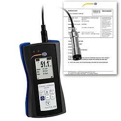 Material Thickness Meter PCE-CT 80-FN3-ICA incl. ISO-Calibration Certificate