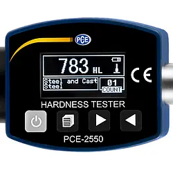 Metal Hardness Tester PCE-2550 display