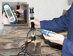 Multifunction Relative Humidity Meter PCE-MMK 1 on Wood