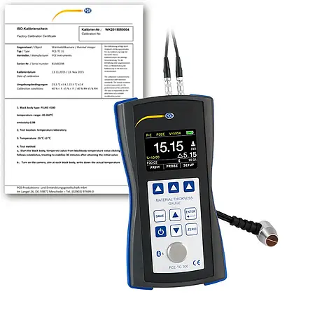 NDT Test Instrument PCE-TG 300-NO5/90-ICA incl. ISO calibration certificate