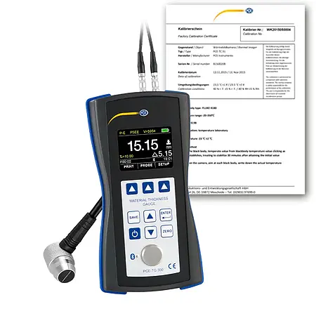 NDT Test Instrument PCE-TG 300-P5EE-ICA incl. ISO calibration certificate