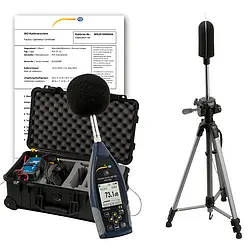 Outdoor Condition Monitoring Sound Level Meter PCE-428-EKIT-ICA incl. ISO Calibration Certificate