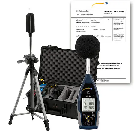 Outdoor SPL Meter Kit PCE-430-EKIT-ICA incl. ISO Calibration Certificate