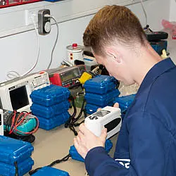 Paint Test Equipment in use