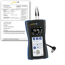 Paint Thickness Tester PCE-TG 300-NO7-ICA incl. ISO calibration certificate