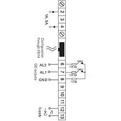 Panel Meter AC Voltage / Current diagram