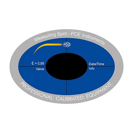 PCE-MS 25 Measuring Point Sticker