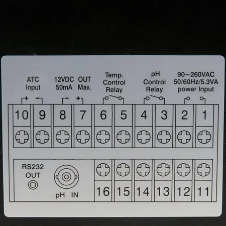 pH Controller Wiring diagram