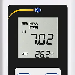 pH Meter display