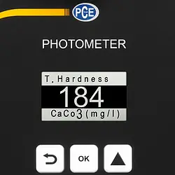 Photometer PCE-CP 04 display