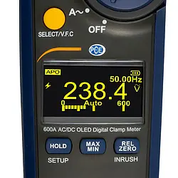 Display of Photovoltaic Meter PCE-OCM 10-ICA incl. ISO Calibration Certificate