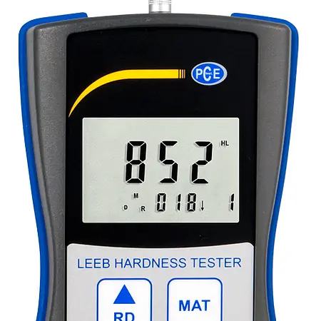 Portable Metal Hardness Tester PCE-900 display