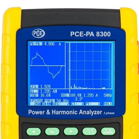 Portable Power Analyzer Display