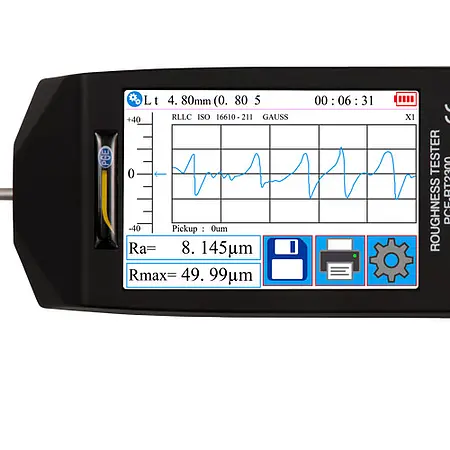 Roughness Tester PCE-RT 2300-ICA Incl. ISO Calibration Certificate