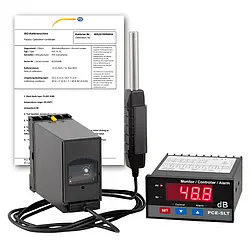 Sound Level Meter PCE-SLT-ICA incl. ISO Calibration Certificate
